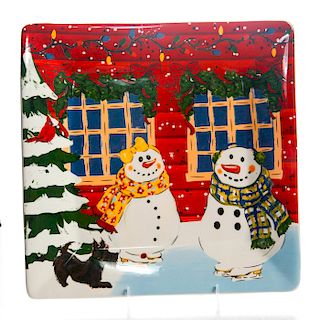 NANTUCKET HOME FOR HOLIDAY CERAMIC PLATE