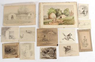 Group of Drawings, Frederick Coffin