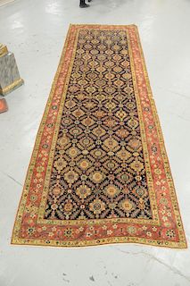 Northwest Persian Oriental Gallery Carpet, probably 19th century. slight moth damage at edge. 5'6" x 17'.
