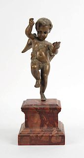 Bronze Putti Figure, 20thC.