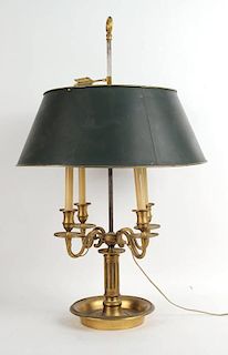 French Tole Bouillotte Lamp, 19thC.