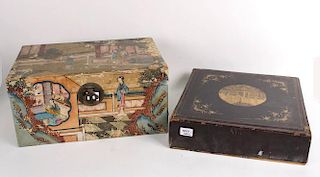 Chinese Lacquer Box, 20thC.