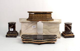Two Pairs of Pedestals, 20thC.