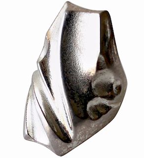 Bjorn Weckstrom Lapponia Sterling Silver Finnish Space Age Ring