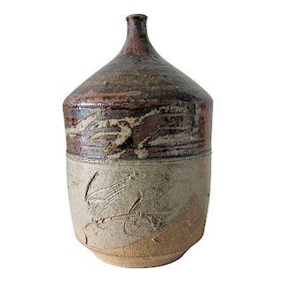 Paul Soldner California Studio Pottery Spouted Vase