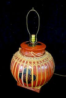 ASIAN RED BALL LAMP 