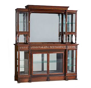 Grand Curio Cabinet Commissioned for Mark Hopkins San Francisco Residence