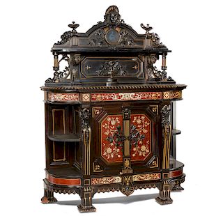 Herter Brothers American Renaissance Cabinet Commissioned for Thurlow Lodge