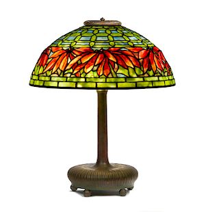 Tiffany Studios Poinsettia Table Lamp