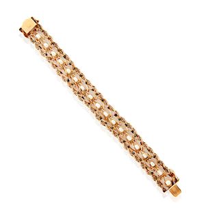 14k Pearl Bracelet