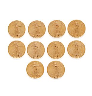 10 1/10 oz BU Gold US Coins 