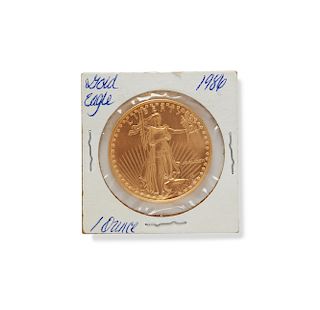 1986 Gold American Eagle 1oz BU Coin 