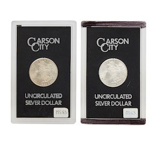 1882 & 1884 - CC GSA Morgan Silver Dollars