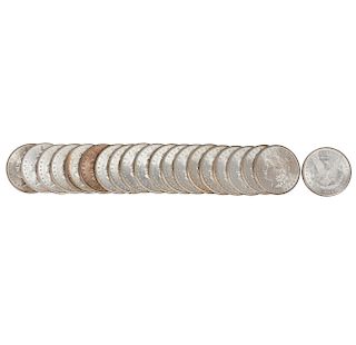 Twenty 1881-S Morgan Silver Dollars
