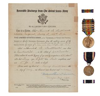 U.S. WW I Victory, Occupation + Discharge Medal Group 