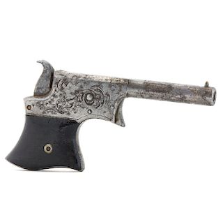 Remington Rider engraved .22 caliber Pocket Pistol