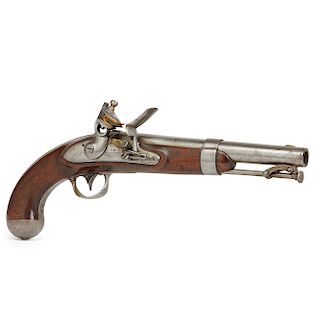 US R. Johnson Model 1836 Flintlock Pistol