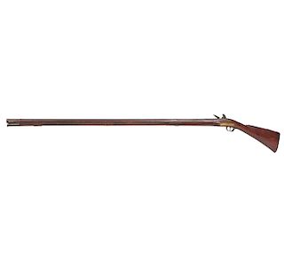 A Long Colonial Flintlock Fowler, with the name A. Pratt, Sutton on the barrel