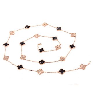VCA style Alhambra Necklace