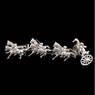 Miniature Silver Chariot