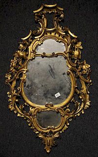 Rococo Giltwood Mirror, 18th/19th C.