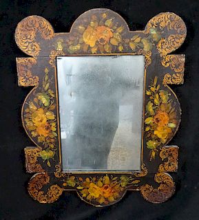 MOTHER OF PEARL INLAID MIRROR 