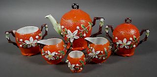 FLORIDA ORANGES Porcelain Tea Set