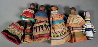 SEMINOLE INDIAN Dolls (7)