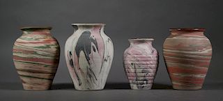 SILVER SPRINGS POTTERY Graack, 4 Vases