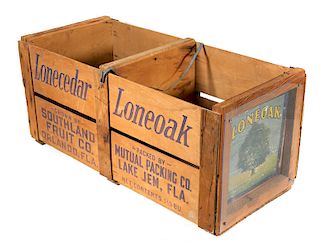 ORLANDO 1930s Fruit Crate, Oranges