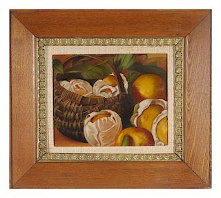 Painting, Wrapped Oranges, Early 20th Century