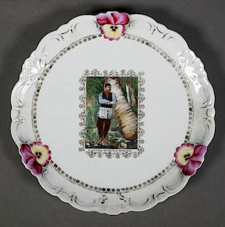 PALM BEACH Seminole Indian Souvenir Plate