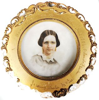 ORLANDO Old 1886 Portrait Plate 