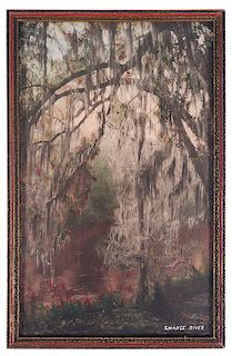 SUWANNEE RIVER, Hand Colored Photograph