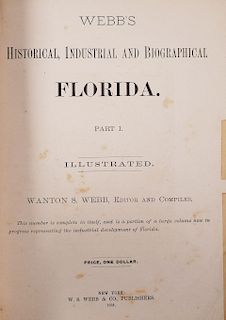 FLORIDA "Historical Industrial Biographical" Webb 