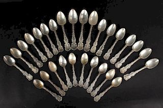 Whiting Sterling Silver Assorted Spoons