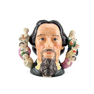 CHARLES DICKENS D6939 (DOUBLE HANDLE) - LARGE - ROYAL DOULTON CHARACTER JUG