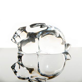BACCARAT CRYSTAL RABBIT FIGURINE OR PAPERWEIGHT
