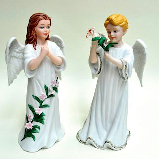 RNR PORCELAIN MICHAEL AND MURIEL ANGELS OF STRENGTH