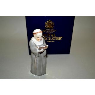 ROYAL WORCESTER THE MONK CANDLE SNUFFER