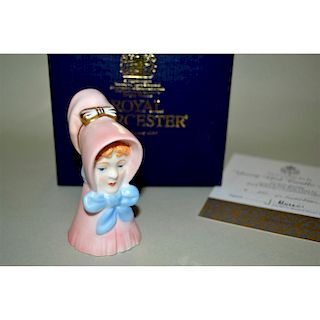 ROYAL WORCESTER YOUNG GIRL CANDLE SNUFFER