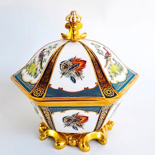 ROYAL WORCESTER POT POURRI 200TH ANNIVERSARY COVERED POT/DISH