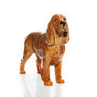 BESWICK COCKER SPANIEL DOG FIGURINE, HORSESHOE PRIMULA