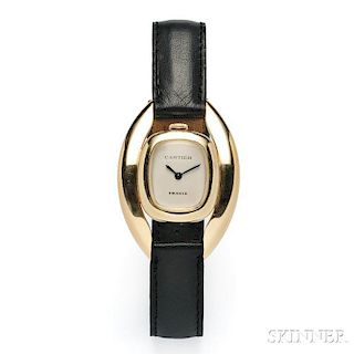18kt Gold Wristwatch, Alexis Barthelay, Retailed by Cartier