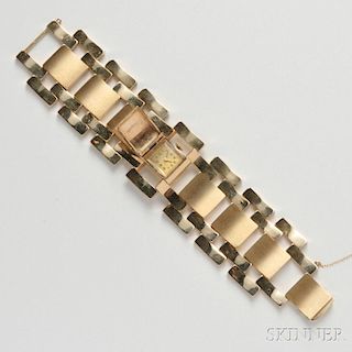 Lady's 14kt Gold Covered Wristwatch