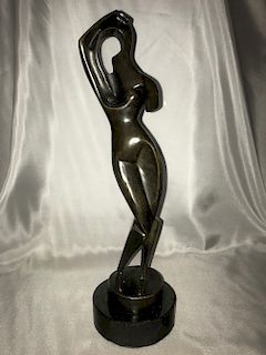 A. Archipenko Ukrainian-- American Bronze Sculpture