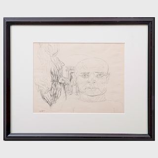 Frederico CastellÃ³n (1914-1971): Untitled;  Untitled (face); Untitled (iv); and Untitled (Nude)