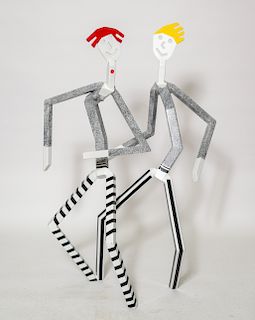 Robert Cordisco "B-Bop" Dancing Figures Sculpture