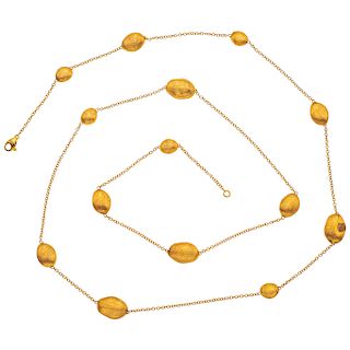 NECKLACE. 18K YELLOW GOLD. MARCO BICEGO