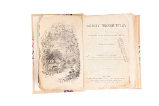 Law Olmsted, Frederick. A Journey Through Texas; or, A Saddle-Trip on the Southern Frontier. New York: Dix, Edwards& Co., 1857.